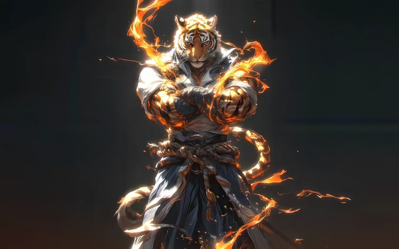 Tiger Warrior live wallpaper preview