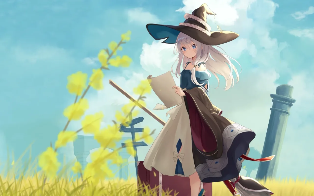 The Journey of Elaina live wallpaper preview