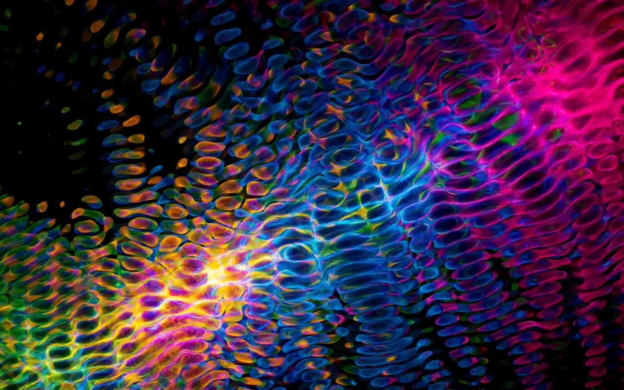Holographic Cells live wallpaper preview