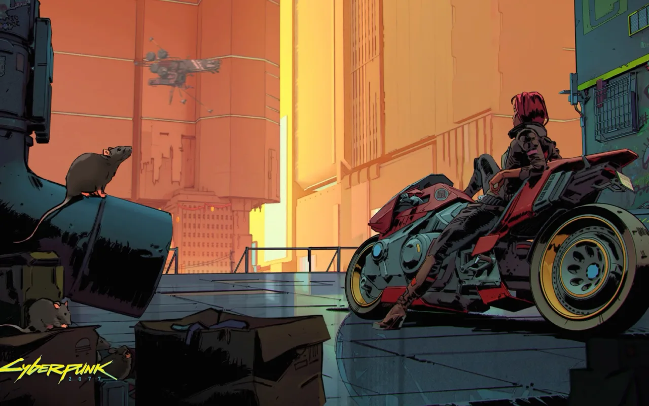 Cyberpunk Songbird live wallpaper preview