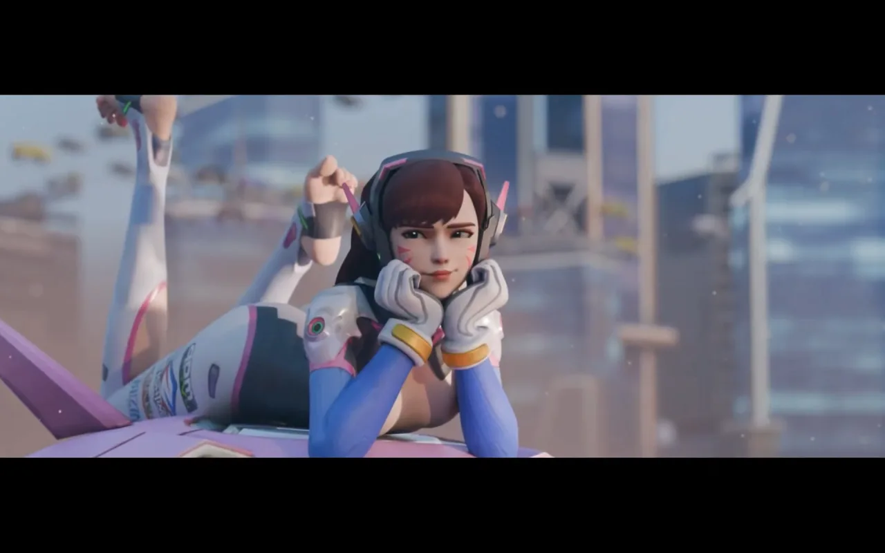 Dva Chilling live wallpaper preview