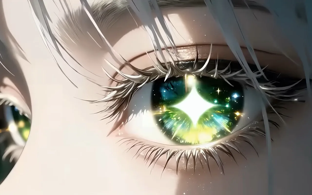 Green Eyes live wallpaper preview