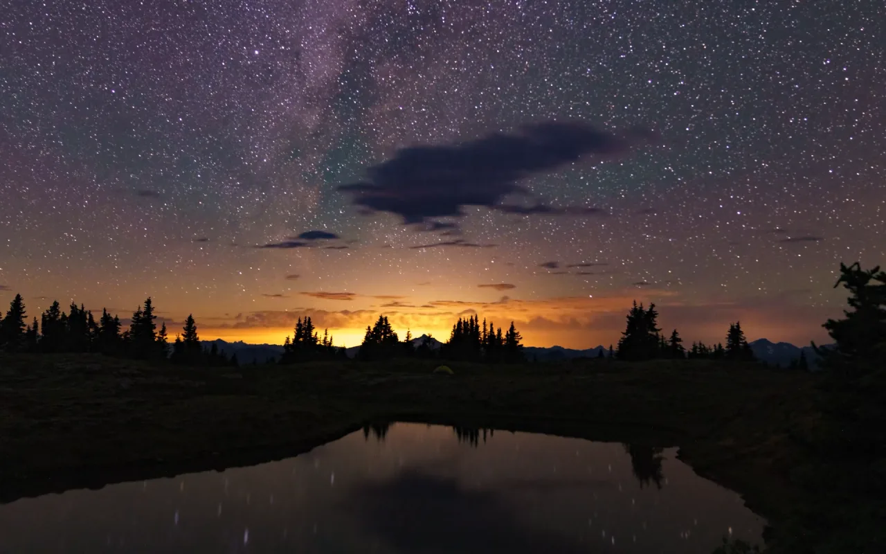 Star Gazing On A Starry Night live wallpaper preview