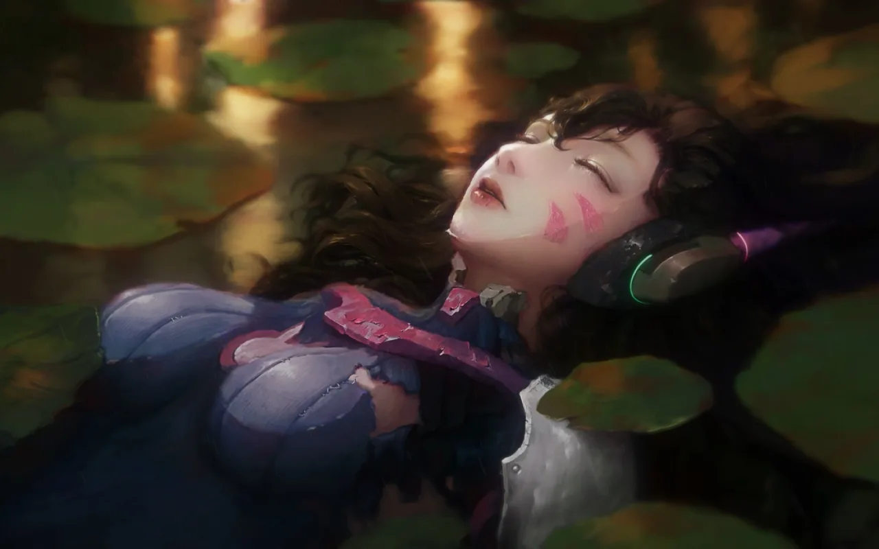 D.Va Floating live wallpaper preview