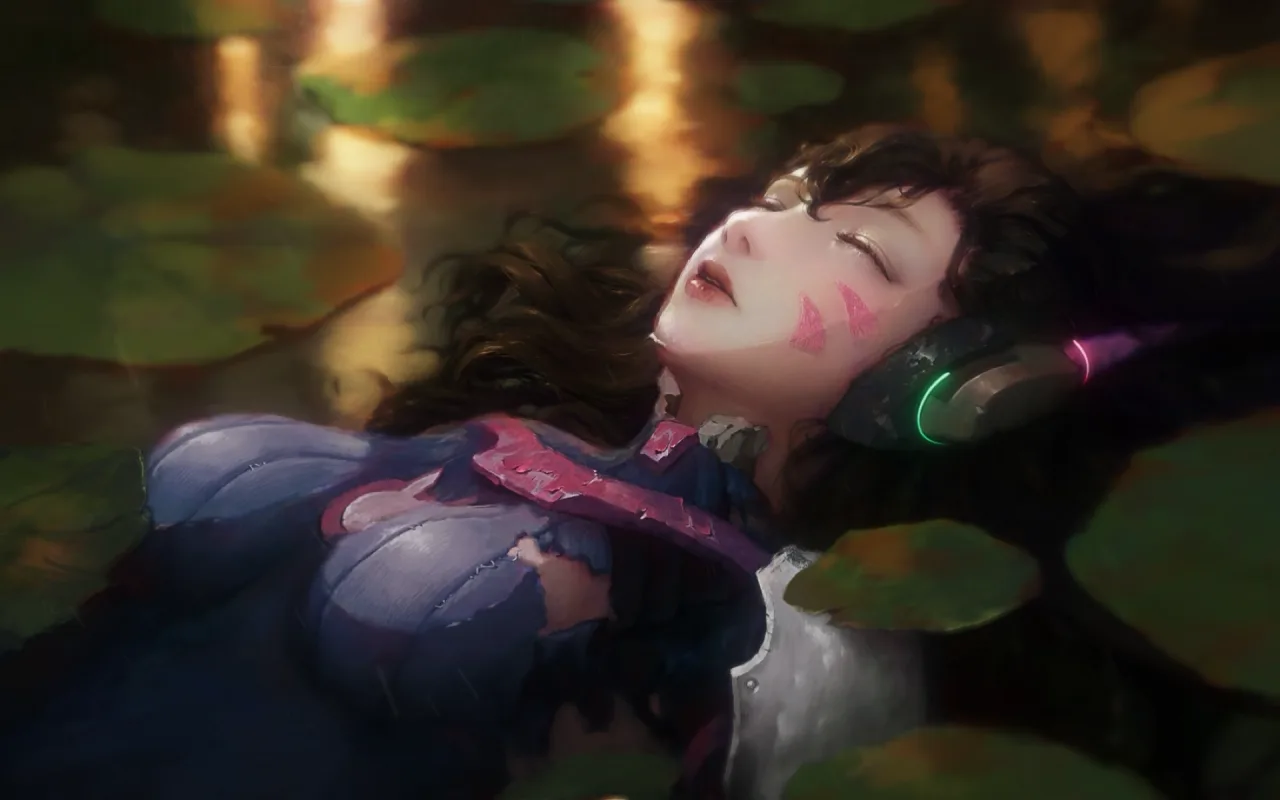 D.Va Floating live wallpaper preview