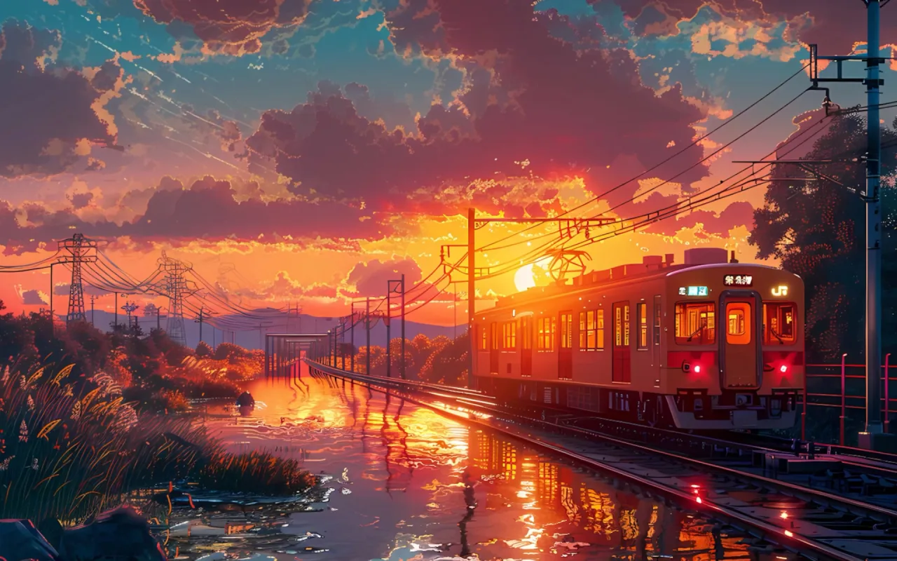 Railroad live wallpaper preview