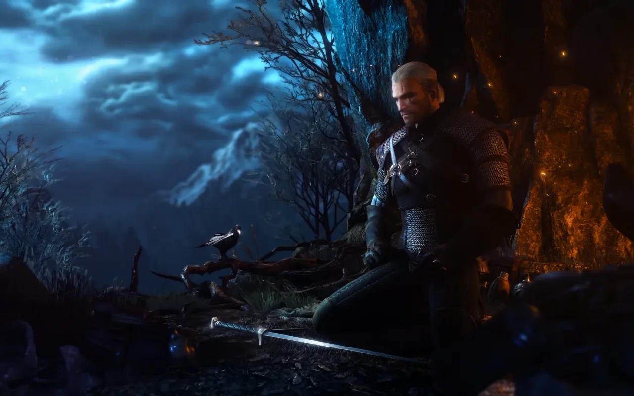 The Witcher 3 live wallpaper preview