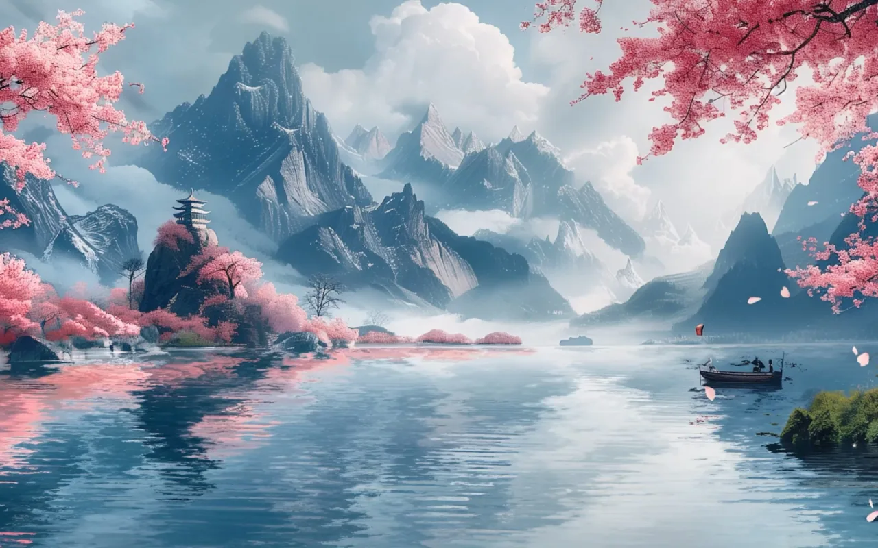 Japanese Hot Spring live wallpaper preview