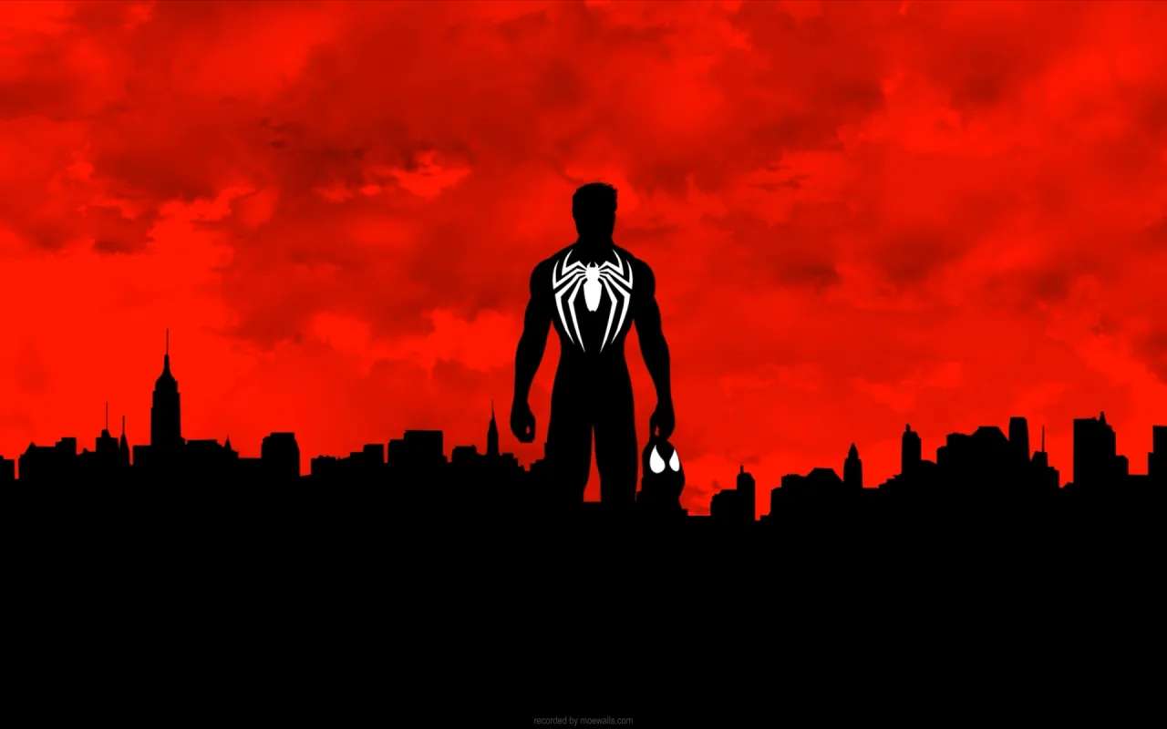 Spider-Man Crimson live wallpaper preview