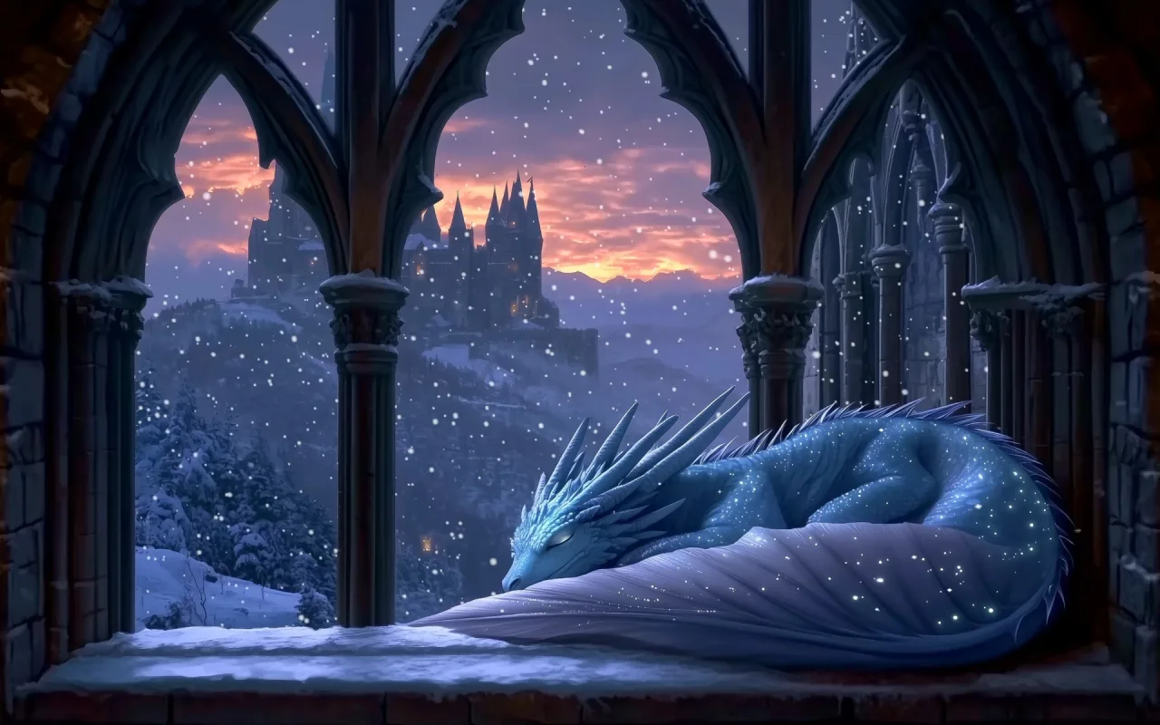Sleeping Dragon live wallpaper preview