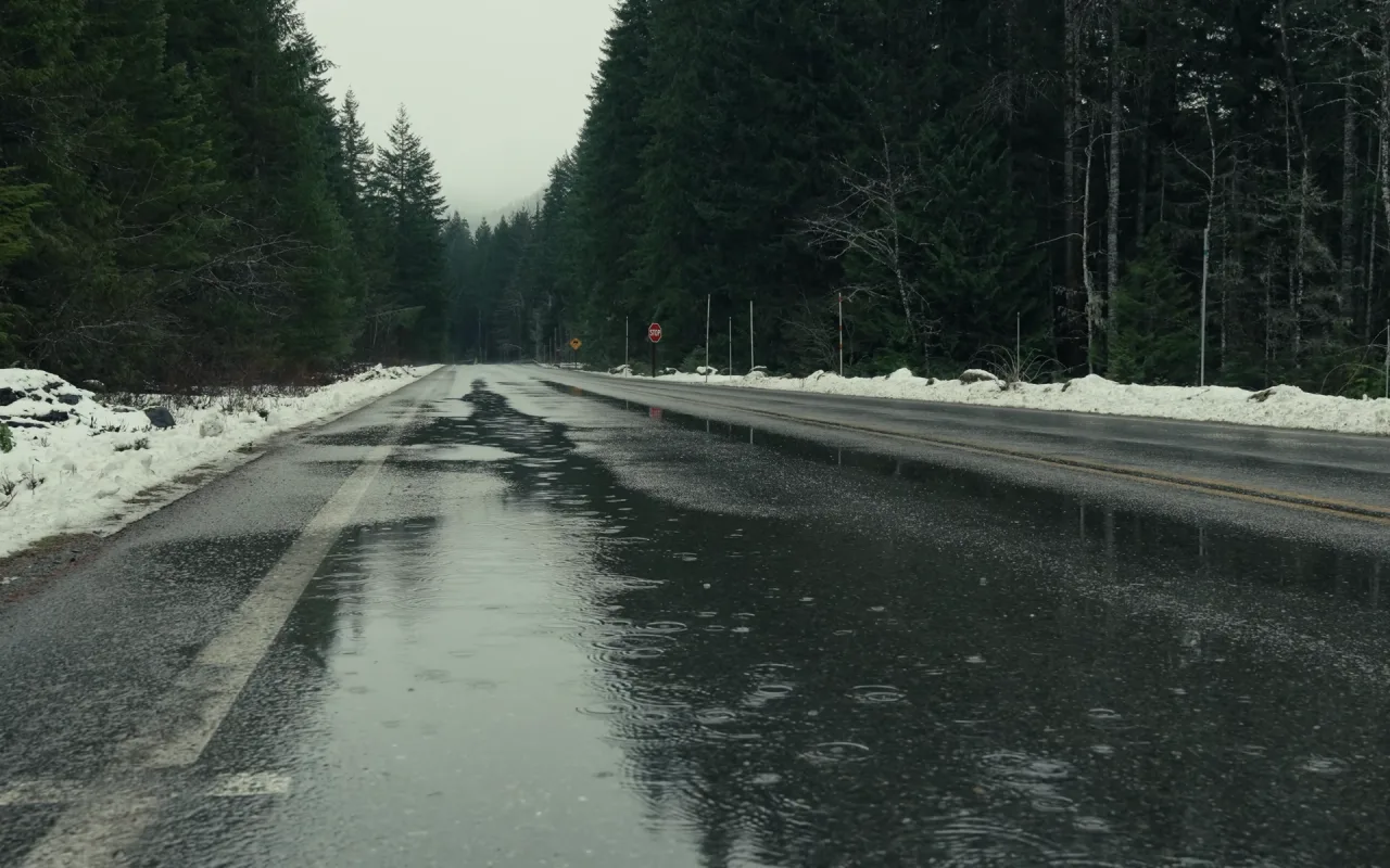 Rain Falling In Snow live wallpaper preview