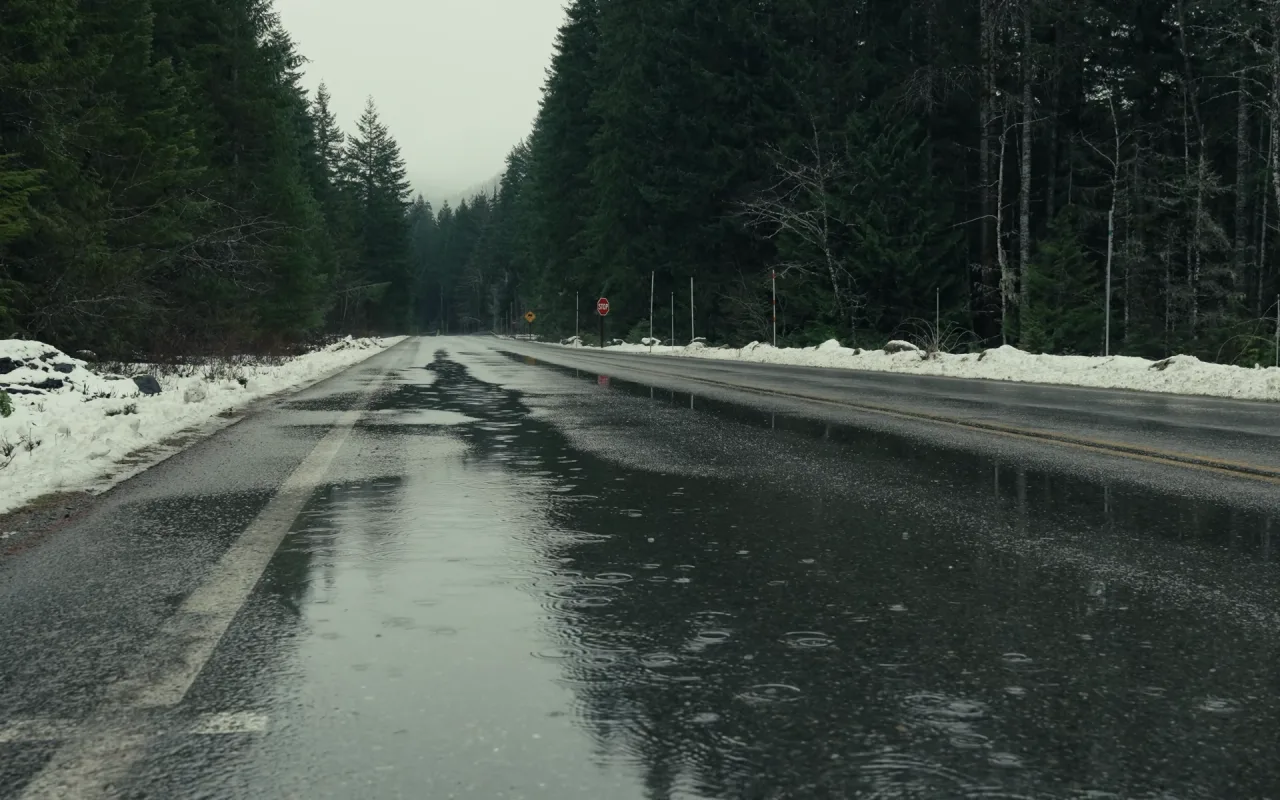 Rain Falling In Snow live wallpaper preview