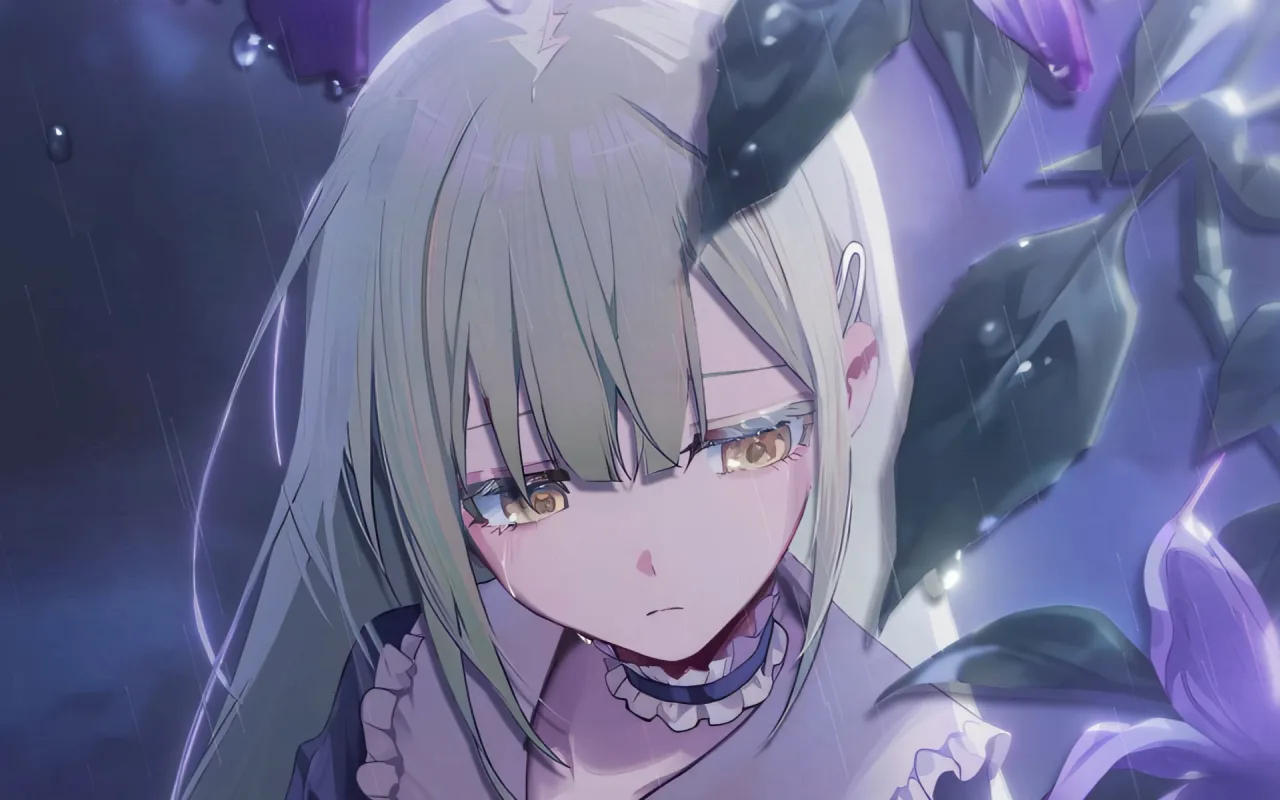 Green Hair Anime live wallpaper preview