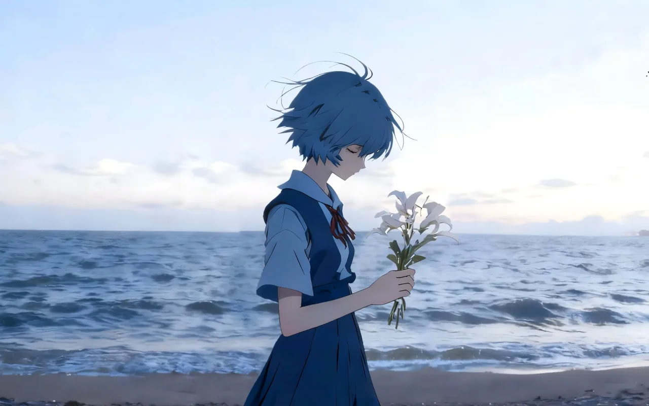 Rei At The Shoreline live wallpaper preview