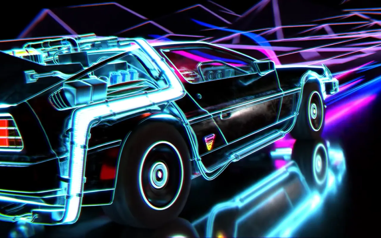 Neon Drive live wallpaper preview