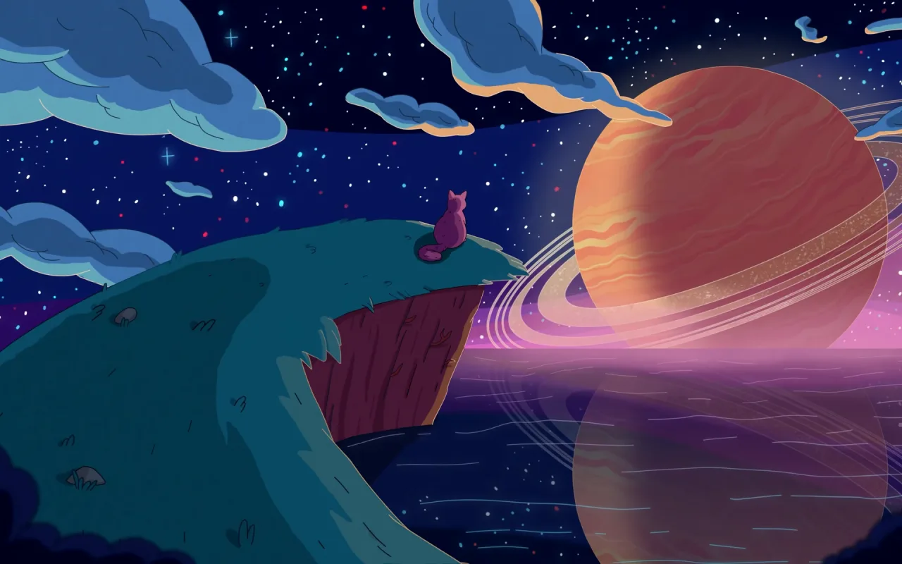 Cat Universe live wallpaper preview