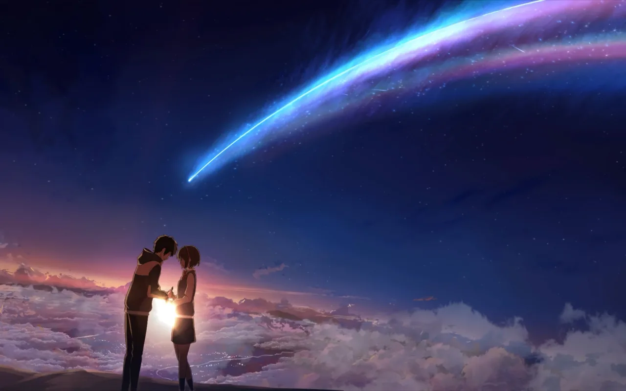 Mitsuha And Taki Comet Your Name live wallpaper preview