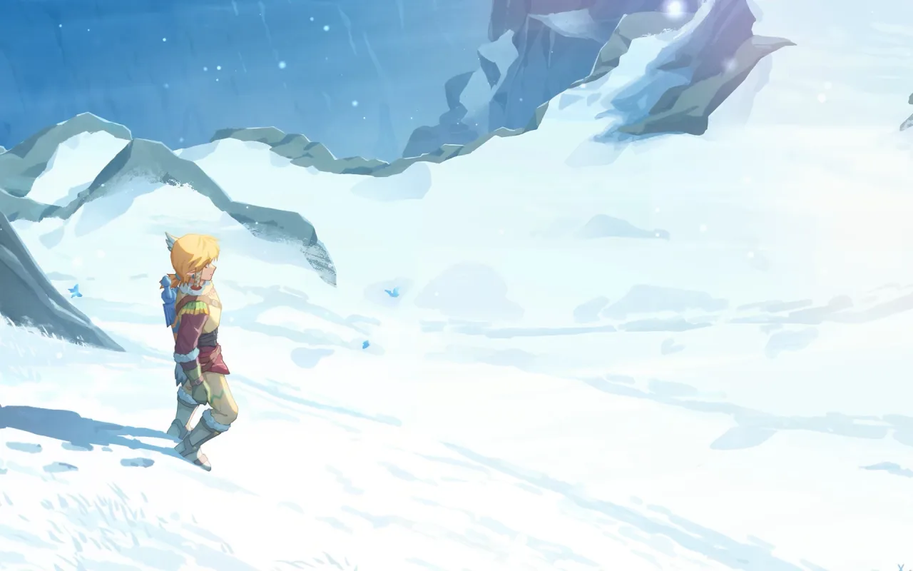 Zelda Frozen Path live wallpaper preview