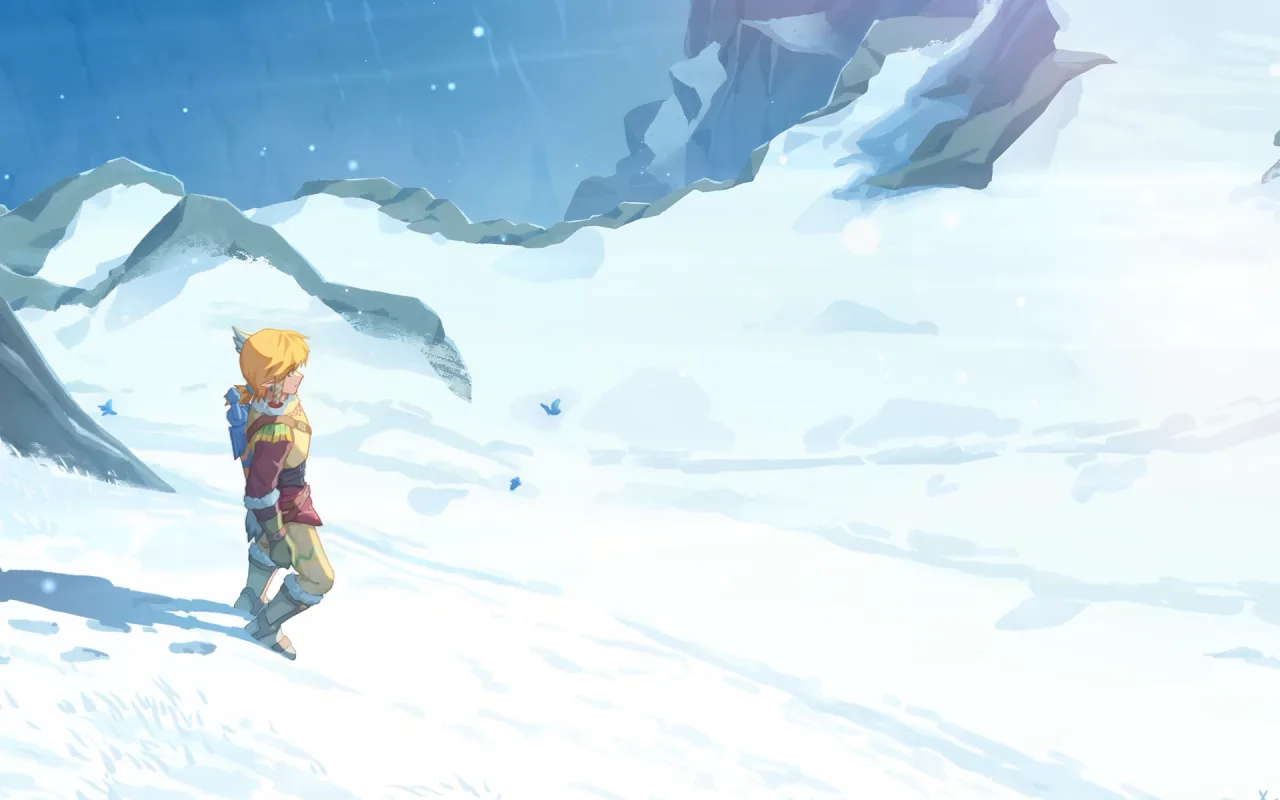 Zelda Frozen Path live wallpaper preview