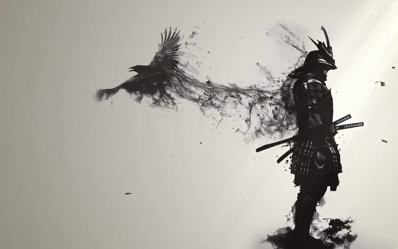 Samurai Ink live wallpaper preview