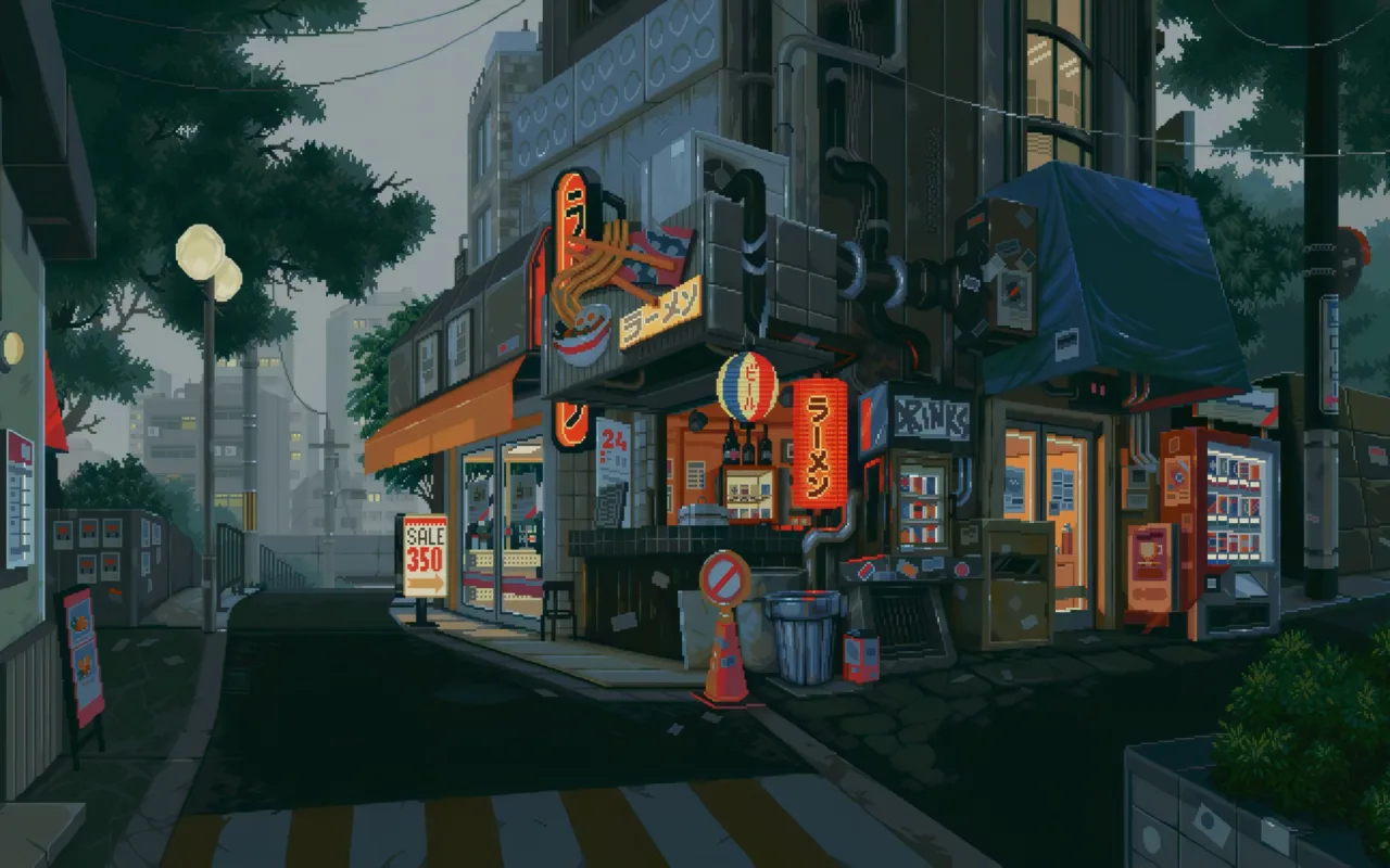Japan Street live wallpaper preview