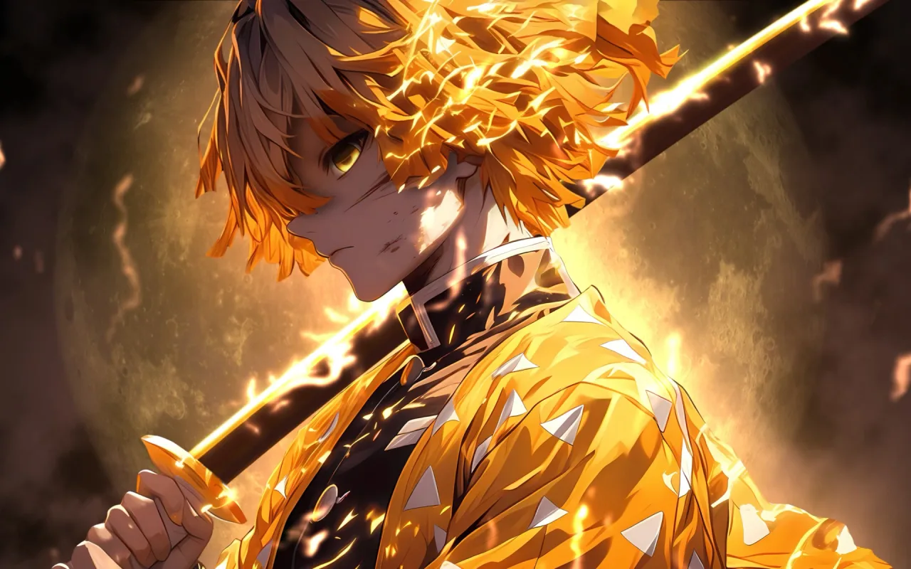 Zenitsu live wallpaper preview
