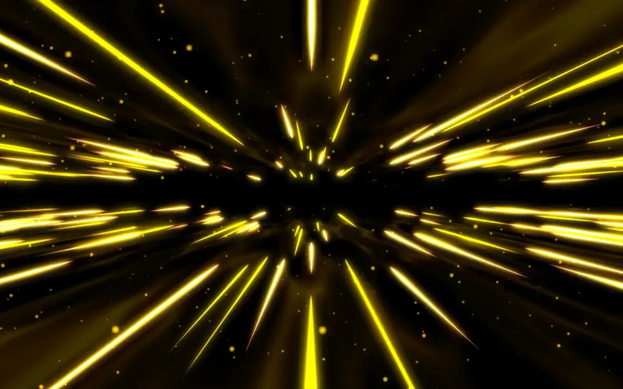 Yellow space travel live wallpaper preview