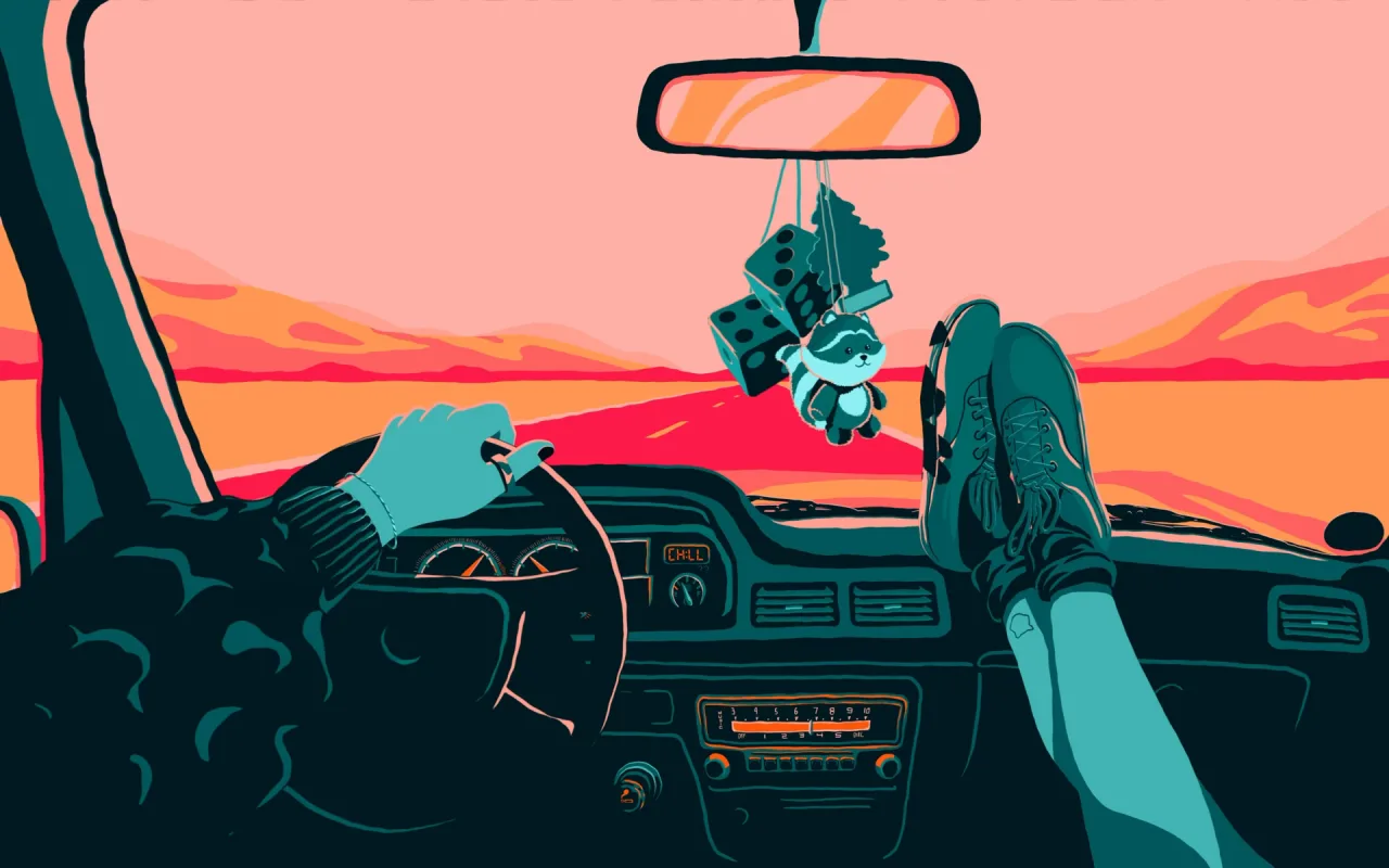 Long Drive live wallpaper preview