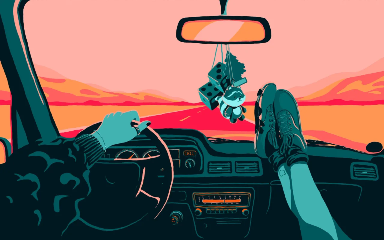 Long Drive live wallpaper preview