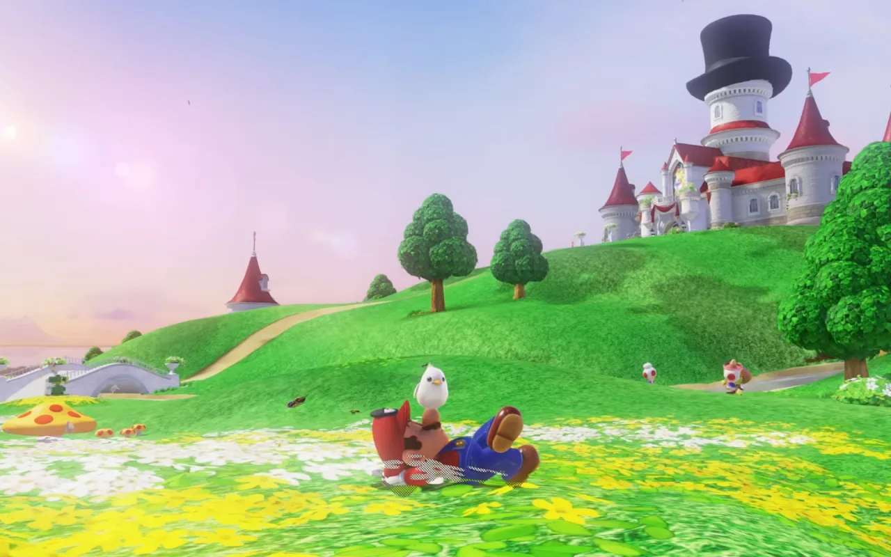 Sleeping Mario live wallpaper preview