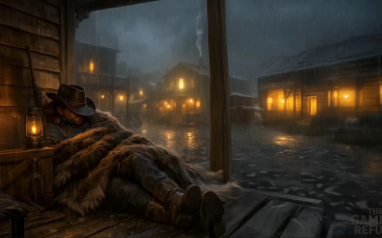Arthur Morgan Sleeping live wallpaper preview