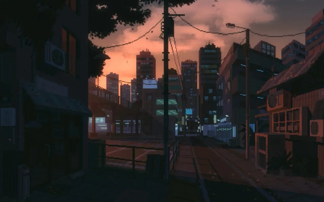 Sunset Alley live wallpaper preview