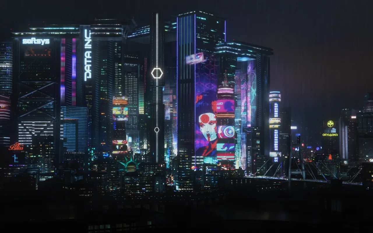 Cyberpunk City live wallpaper preview
