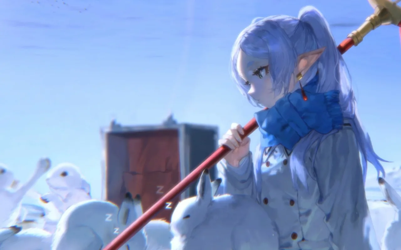 Frieren live wallpaper preview