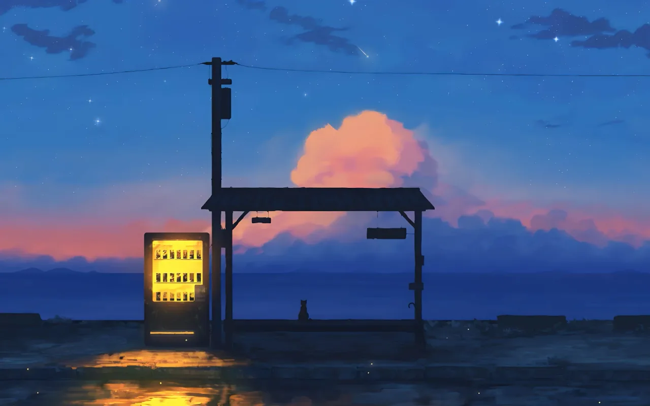 Waiting With Stars live wallpaper preview