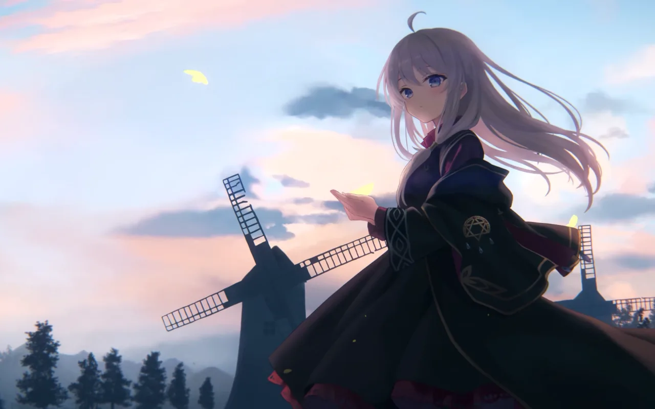 Journey of Elaina live wallpaper preview