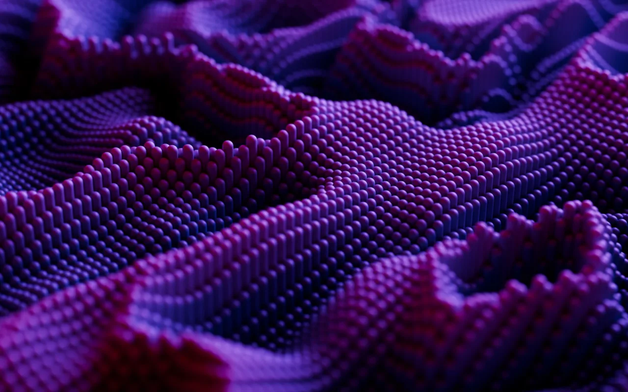 Purple Particle Waves live wallpaper preview