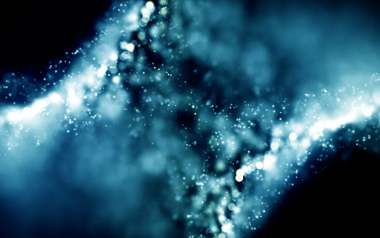 Blue Bokeh live wallpaper preview
