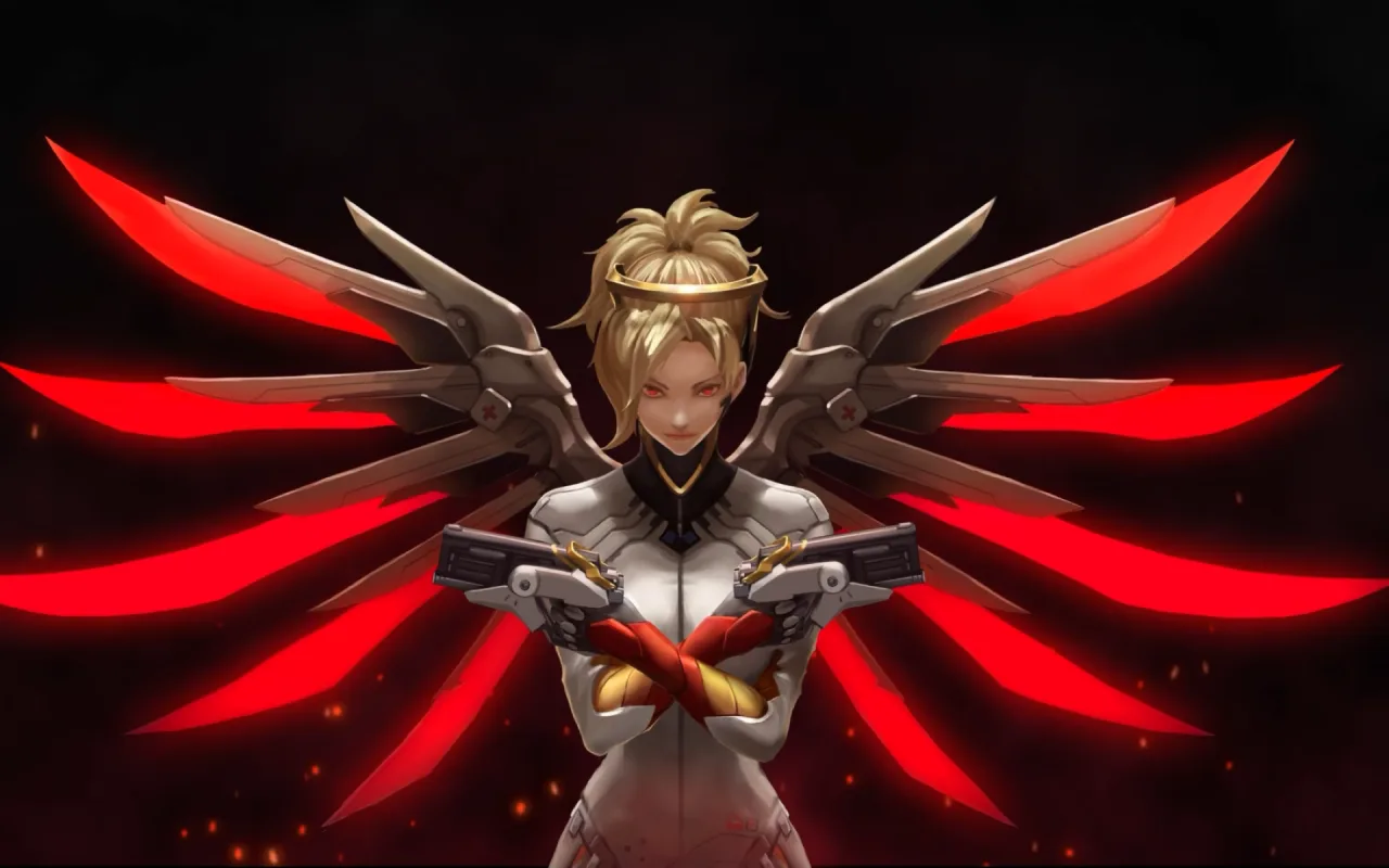 Overwatch Mercy live wallpaper preview
