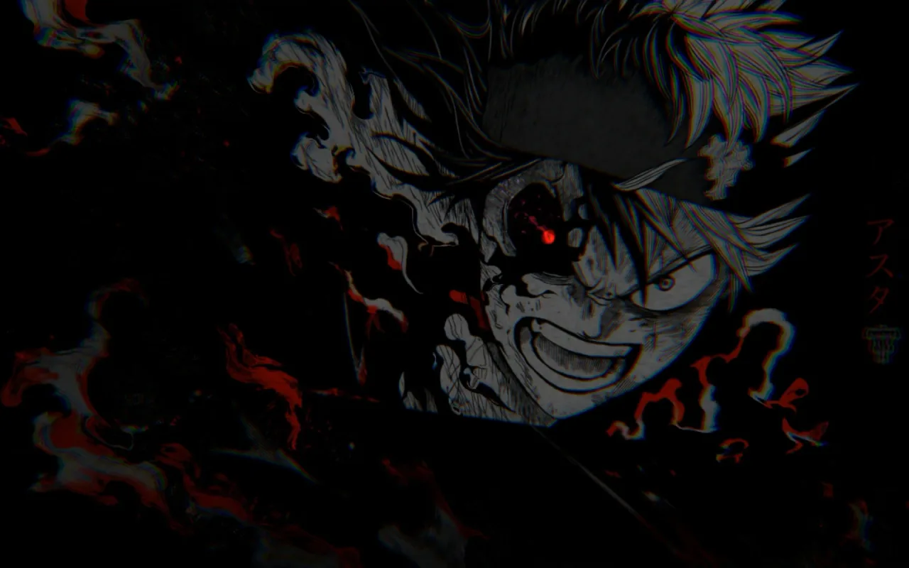 Black Asta live wallpaper preview