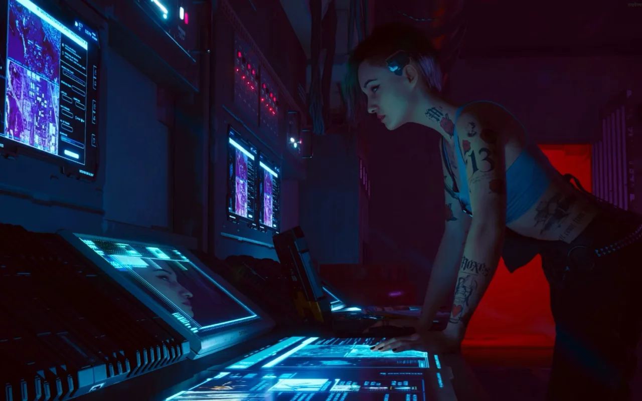 Cyberpunk 2077: Judy Alvarez live wallpaper preview