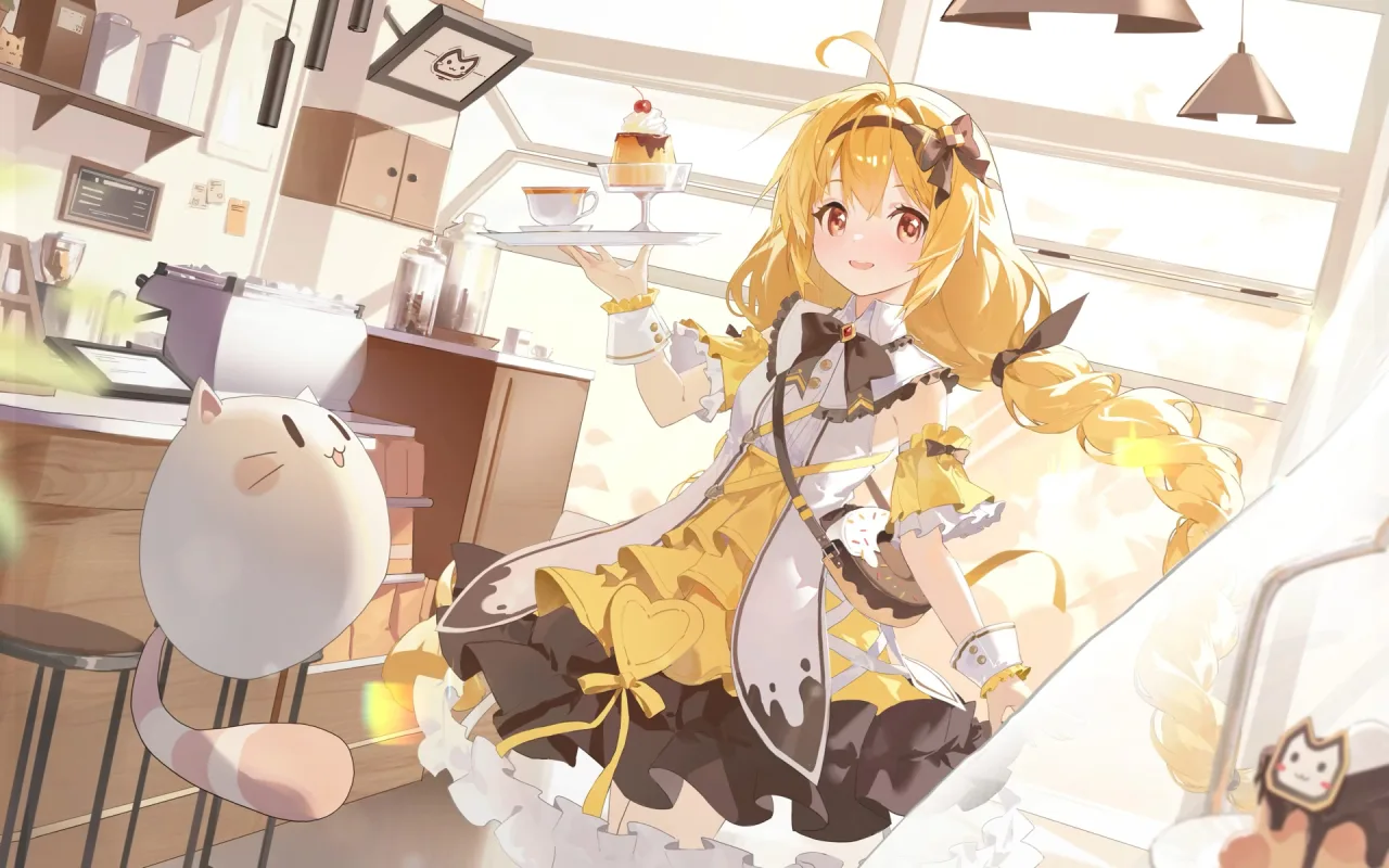 Café Maid live wallpaper preview