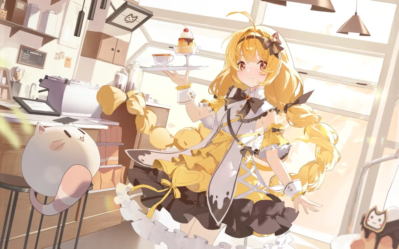 Café Maid live wallpaper preview