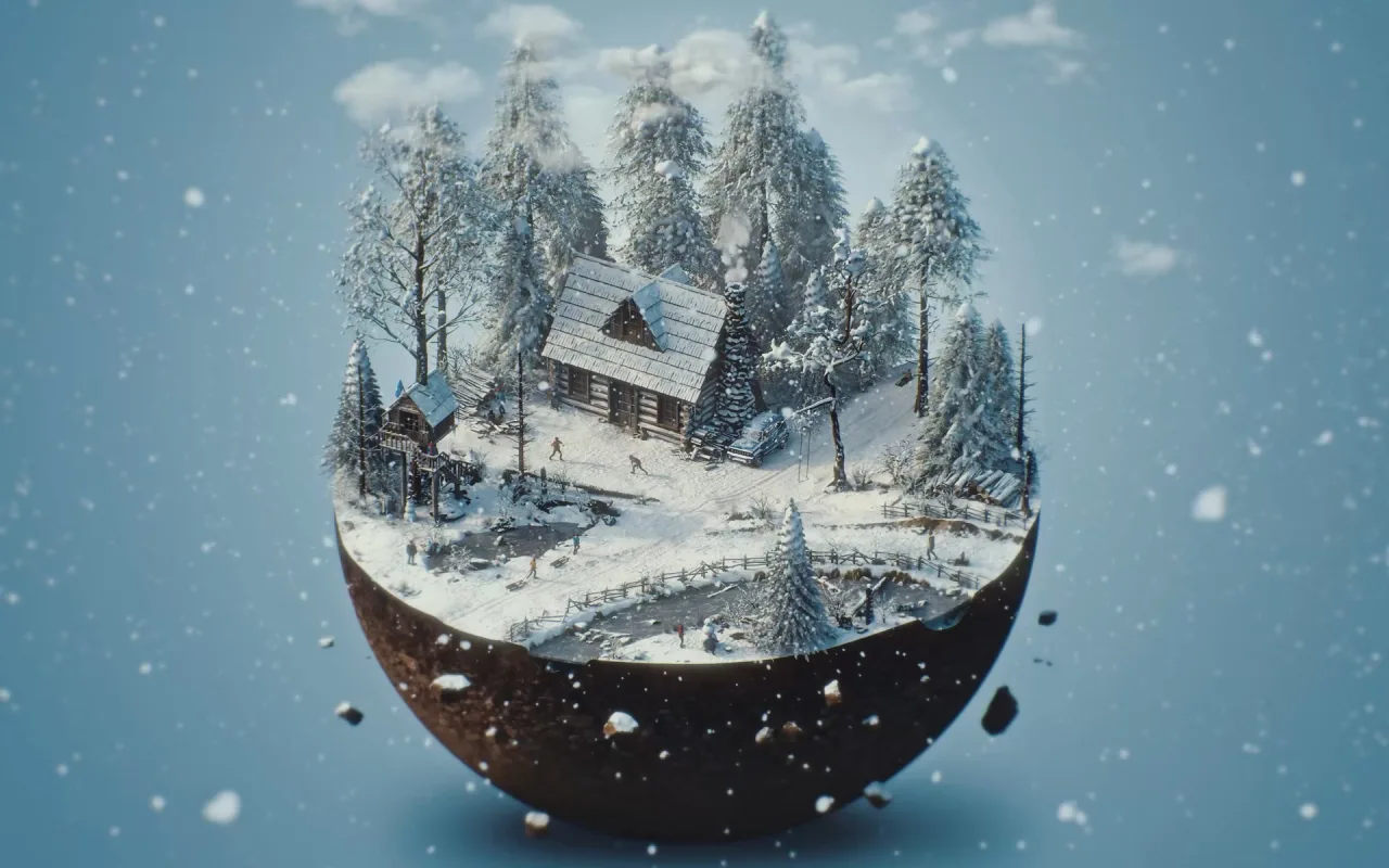 Snow Globe live wallpaper preview
