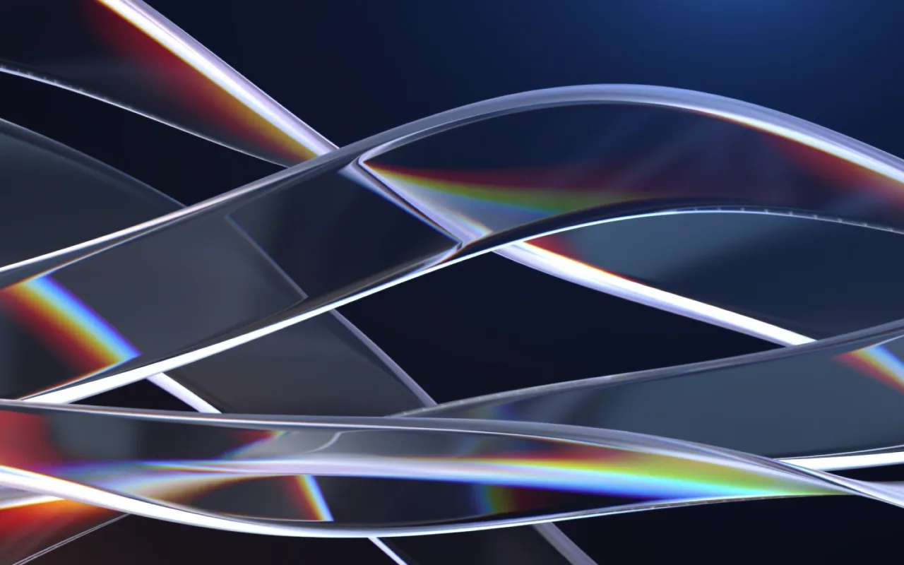 Glass Ribbons live wallpaper preview