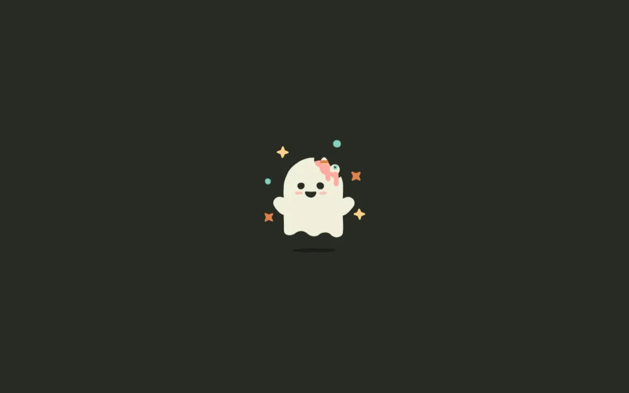 Cute Ghost live wallpaper preview