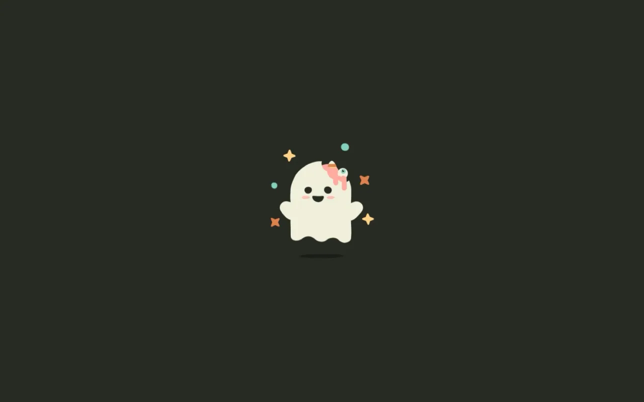 Cute Ghost live wallpaper preview