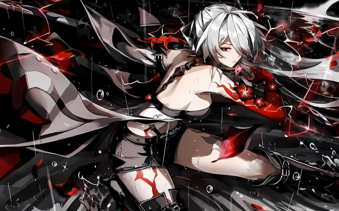 Acheron Crimson Lightning live wallpaper preview