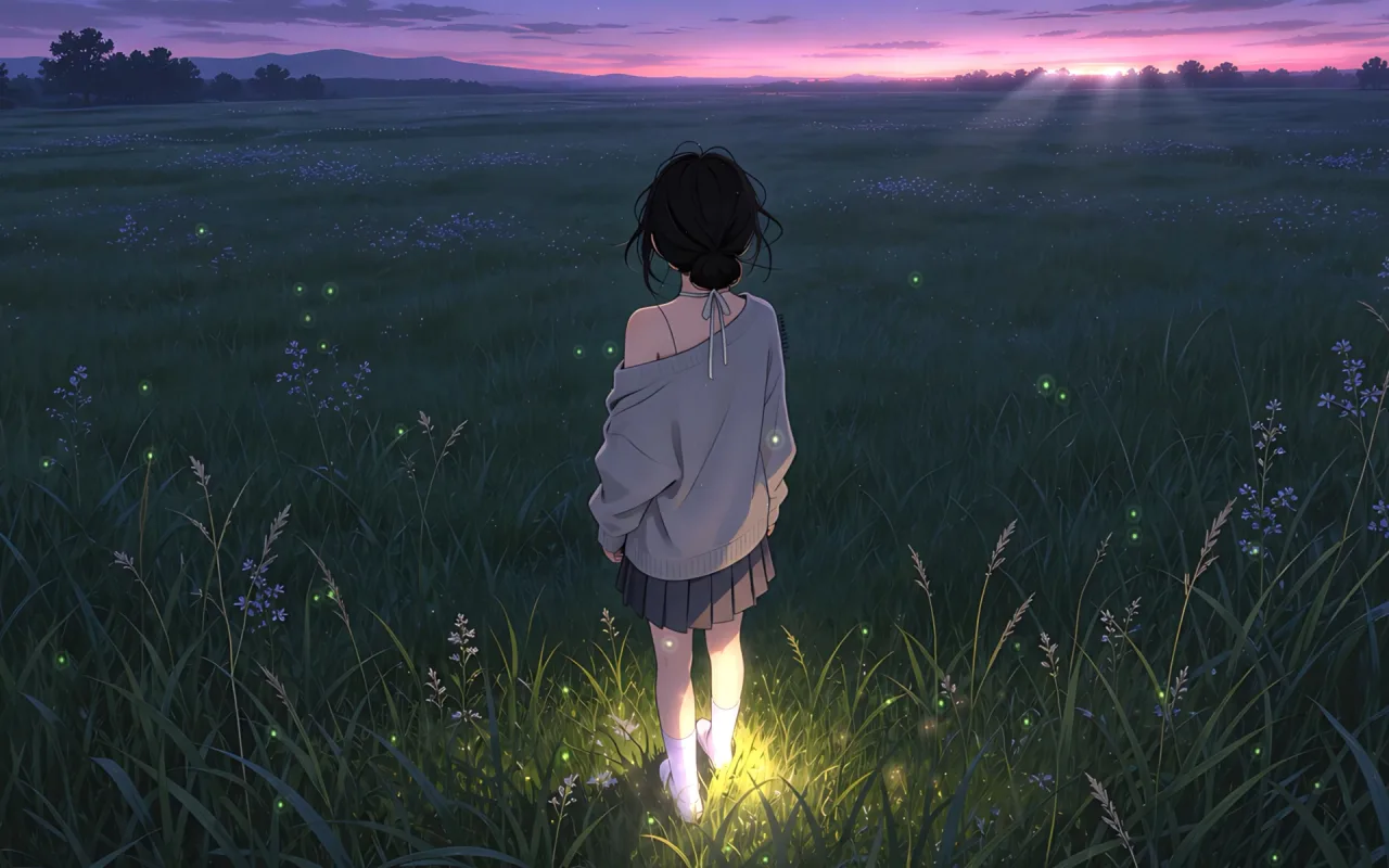 Twilight Meadow live wallpaper preview