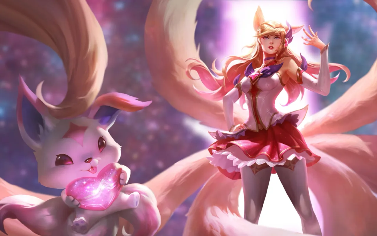Star Guardian Ahri live wallpaper preview